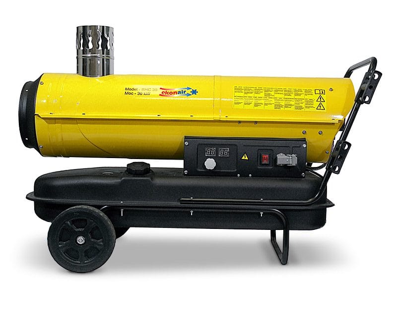 Nagrzewnice olejowe z odprowadzaniem spalin Nagrzewnice olejowe z odprowadzaniem spalin – wynajem urządzeń grzewczych