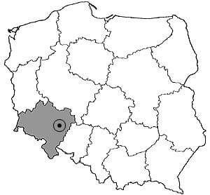 Mapa Polski – lokalizacja Osuszymy.to we Wrocławiu